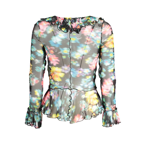 Black Polyester Women T-Shirt Desigual