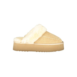 Beige Polyester Women Sandal Laura Biagiotti