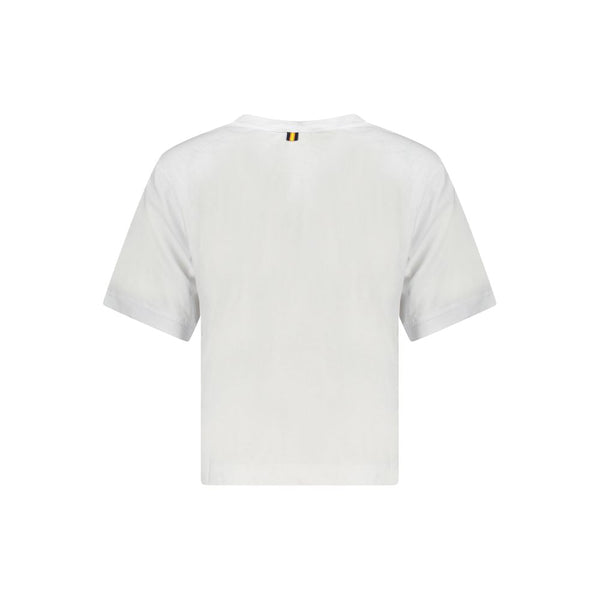 White Cotton Women Top K-WAY