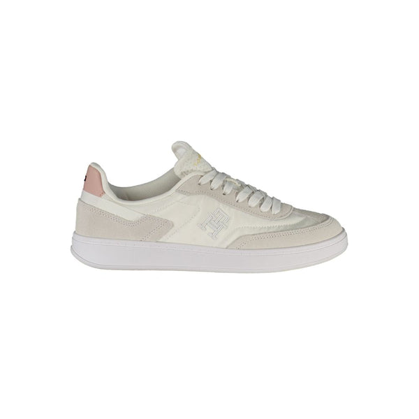White Polyethylene Women Sneaker Tommy Hilfiger