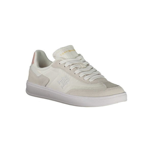 White Polyethylene Women Sneaker Tommy Hilfiger