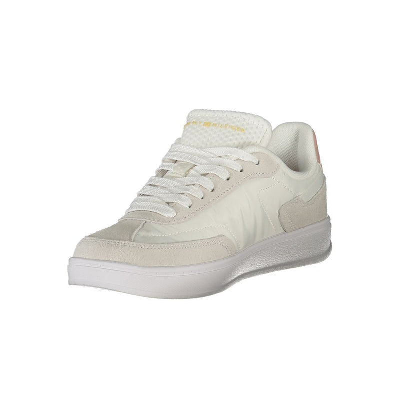 White Polyethylene Women Sneaker Tommy Hilfiger