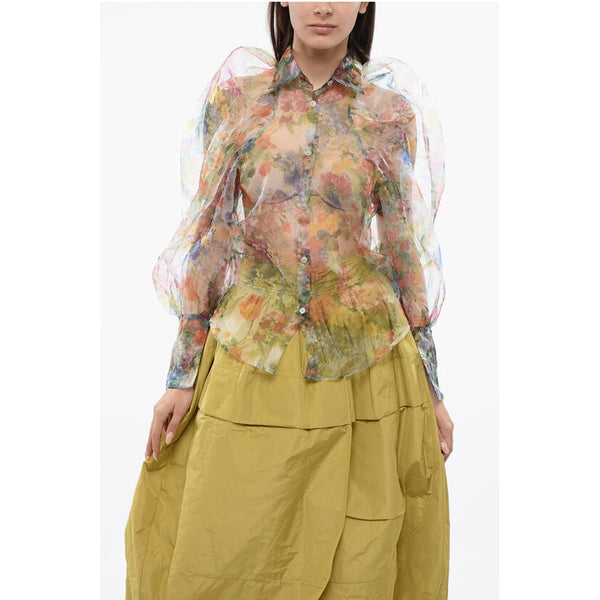 TULLE Sheer DAY DREAMING Blouse with Puffed Sleeves Viktor & Rolf