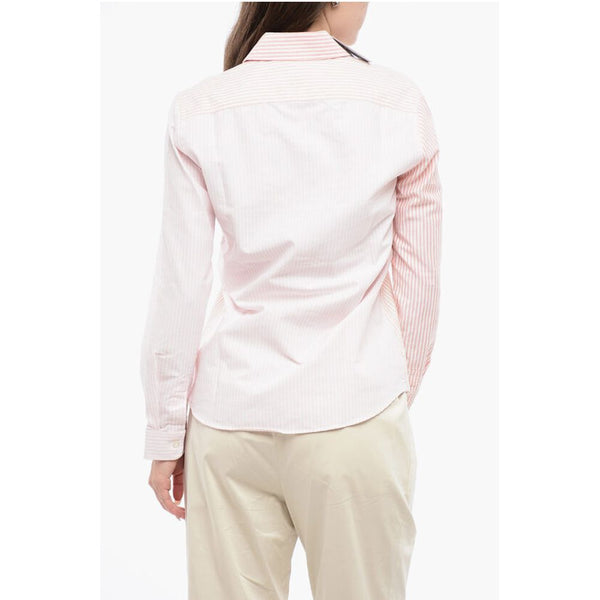 Awning Striped OXFORD Cotton Shirt with Breast-pocket Woolrich