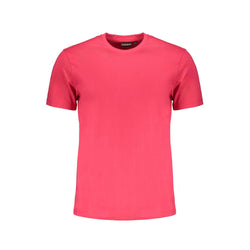 Pink Cotton T-Shirt Napapijri