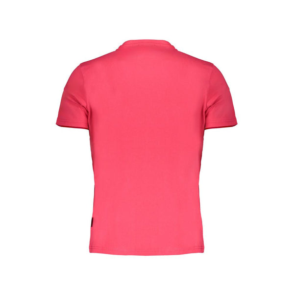 Pink Cotton T-Shirt Napapijri