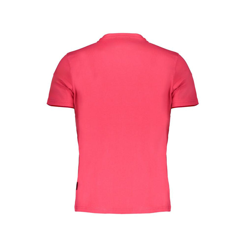 Pink Cotton T-Shirt Napapijri