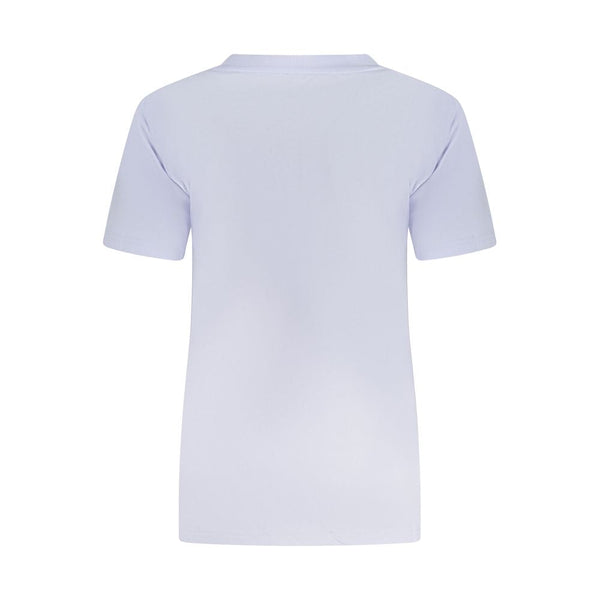 Purple Cotton Women T-Shirt Converse