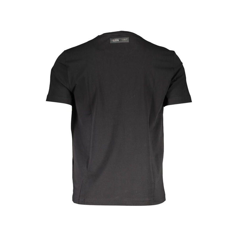 Black Cotton Men TShirt Plein Sport