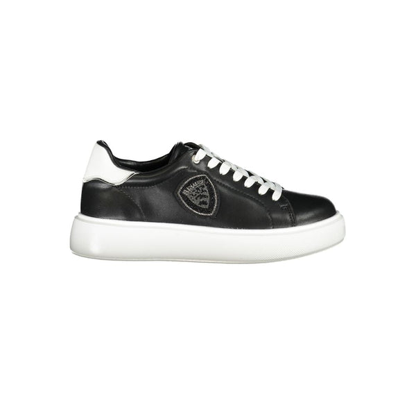 Black Leather Women Sneaker Blauer
