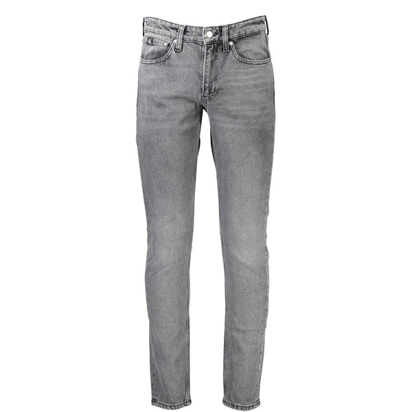Brown Cotton Men Jeans Calvin Klein