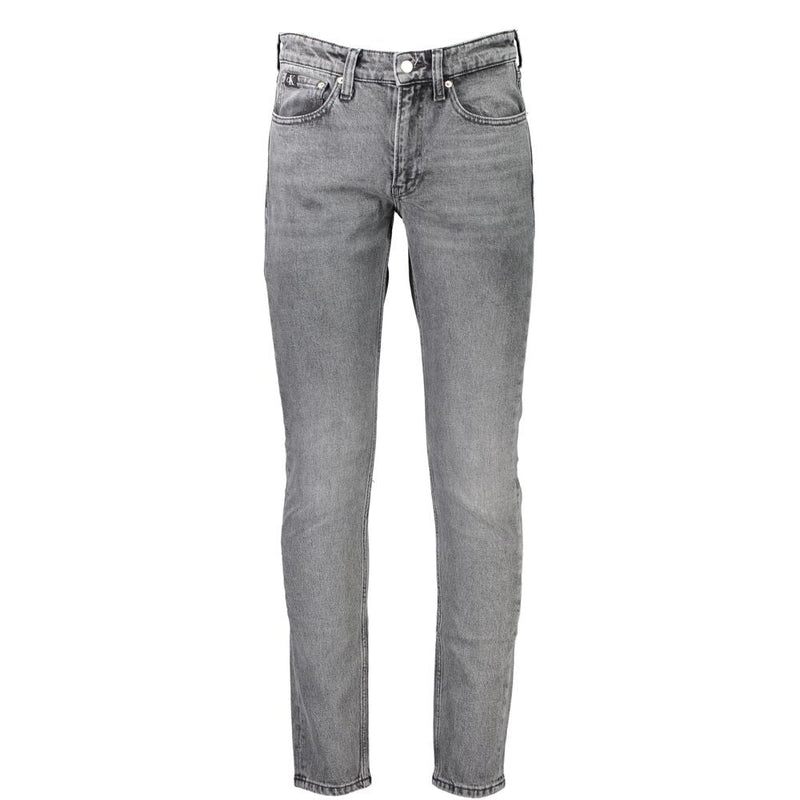 Brown Cotton Men Jeans Calvin Klein
