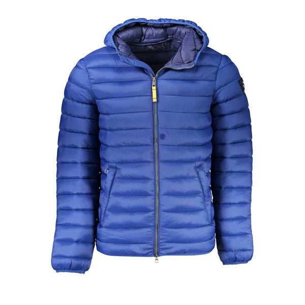 Blue Polyamide Men Jacket Armata Di Mare