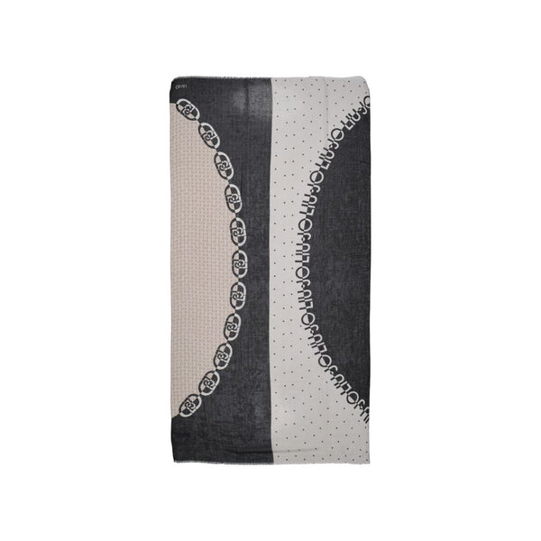Black Polyester Scarf Liu Jo