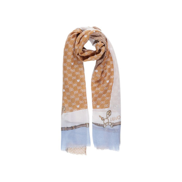Beige Polyester Scarf Liu Jo