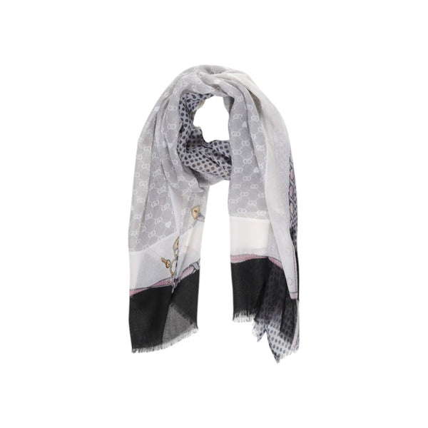 Black Polyester Scarf Liu Jo