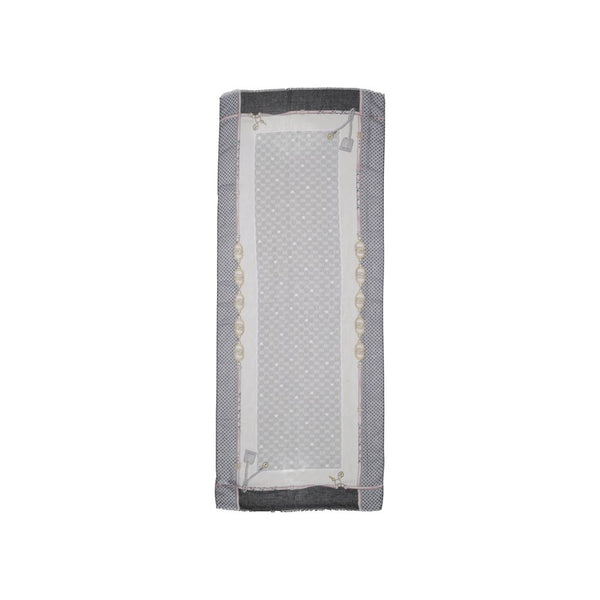 Black Polyester Scarf Liu Jo
