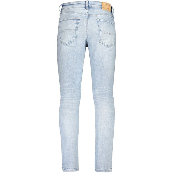 Light Blue Cotton Men Jeans Tommy Hilfiger