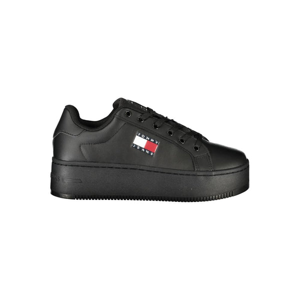 Black Polyethylene Women Sneaker Tommy Hilfiger