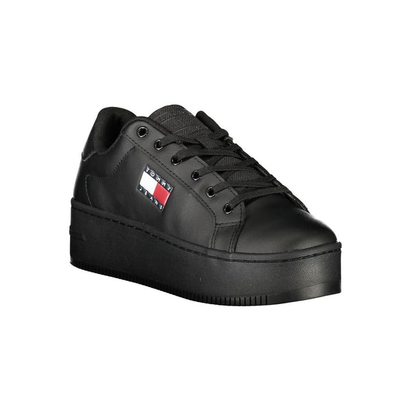 Black Polyethylene Women Sneaker Tommy Hilfiger