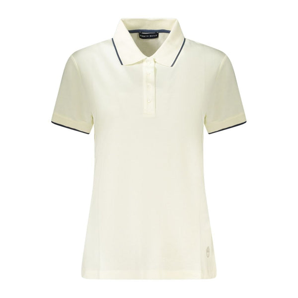 White Cotton Women Polo Shirt North Sails