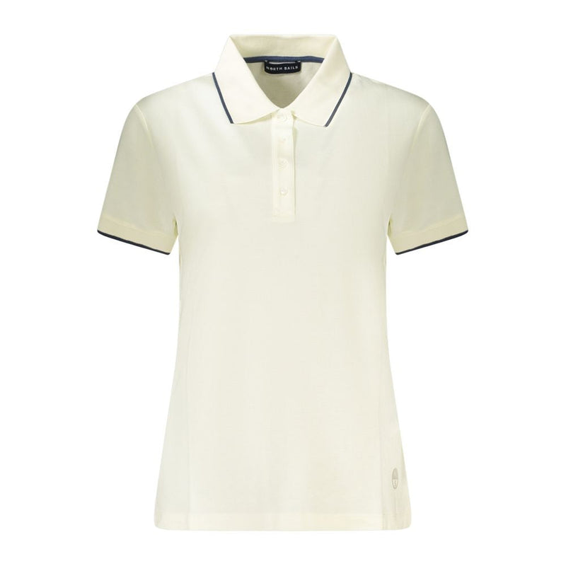 White Cotton Women Polo Shirt North Sails