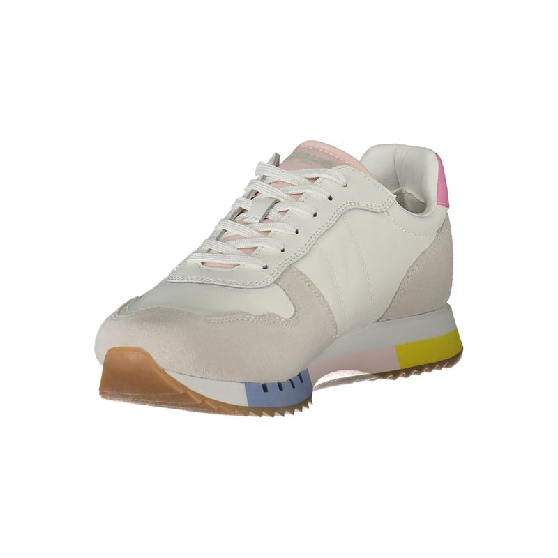 White Leather Women Sneaker Blauer
