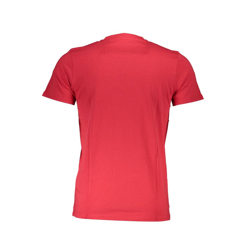 Red Cotton Men TShirt Cavalli Class