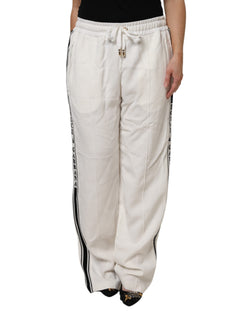 White Jogger Sweatpants Pants Dolce & Gabbana