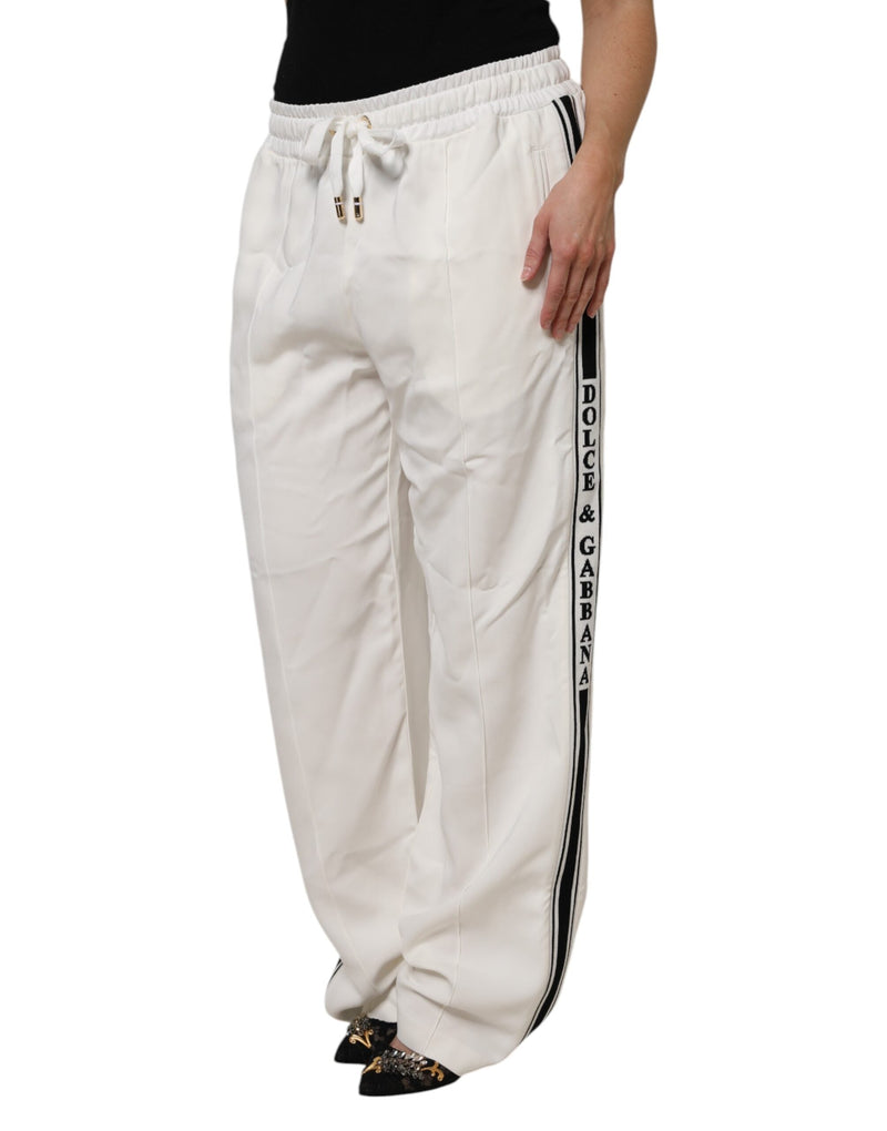 White Jogger Sweatpants Pants Dolce & Gabbana