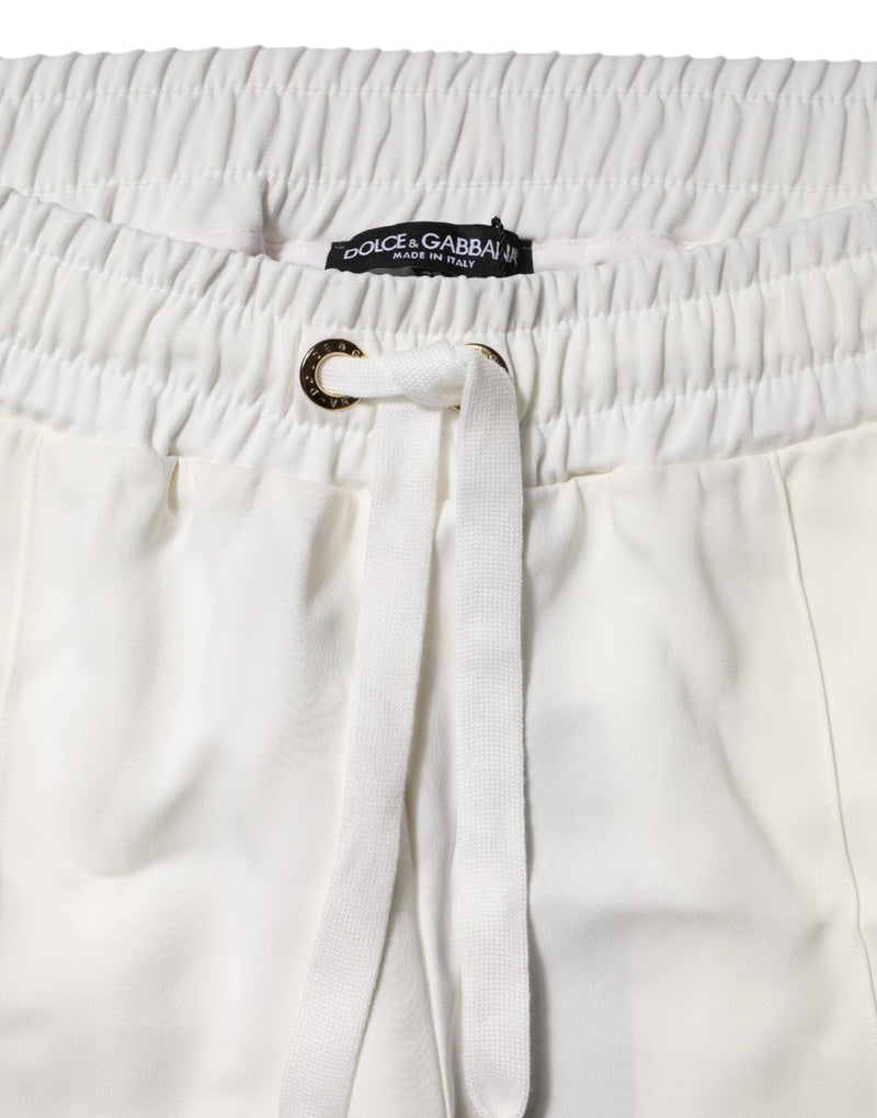 White Jogger Sweatpants Pants Dolce & Gabbana