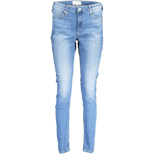 Blue Cotton Jeans & Pant Calvin Klein