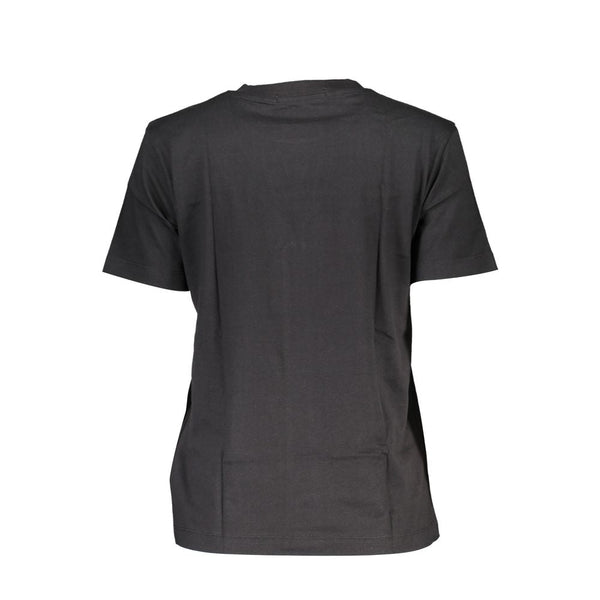 Black Cotton Women T-Shirt Calvin Klein