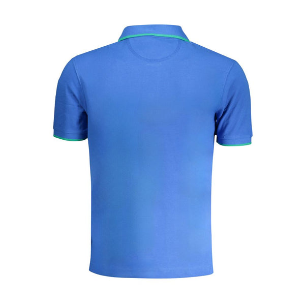 Blue Cotton Polo Shirt La Martina