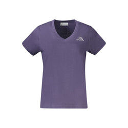 Blue Cotton Women T-Shirt Kappa