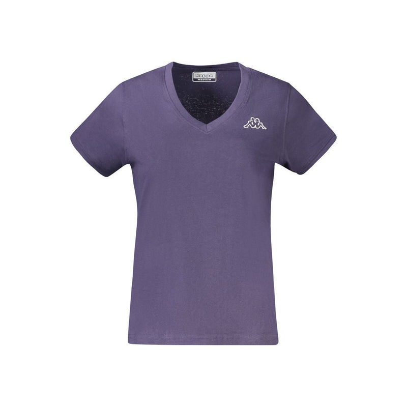 Blue Cotton Women T-Shirt Kappa