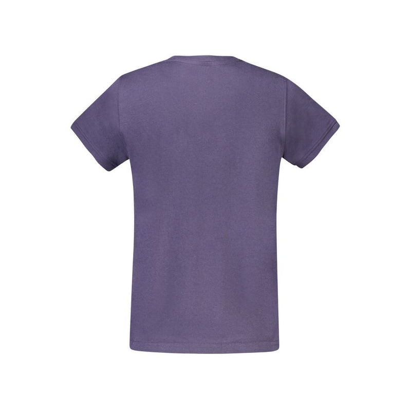 Blue Cotton Women T-Shirt Kappa