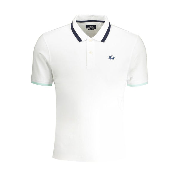 White Cotton Polo Shirt La Martina