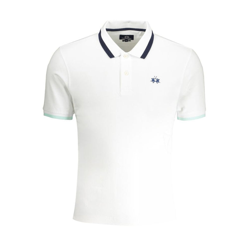 White Cotton Polo Shirt La Martina