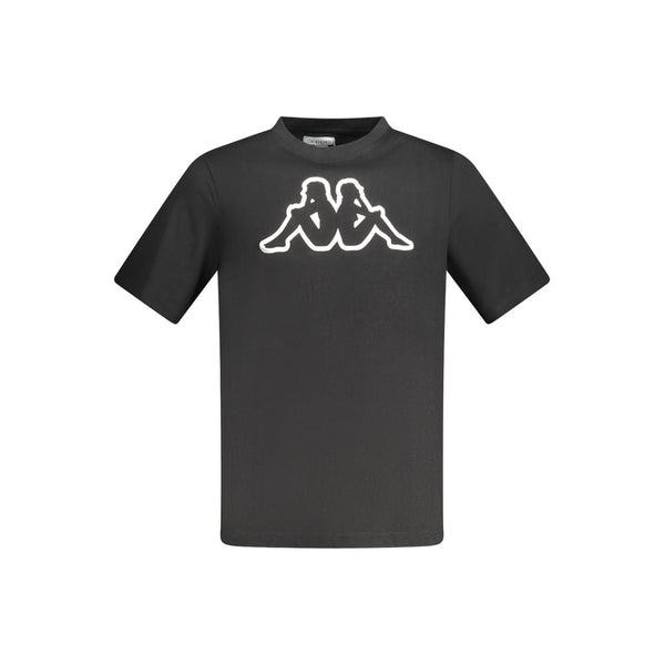 Black Cotton Men T-Shirt Kappa