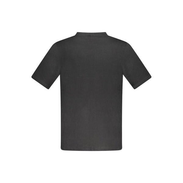Black Cotton Men T-Shirt Kappa