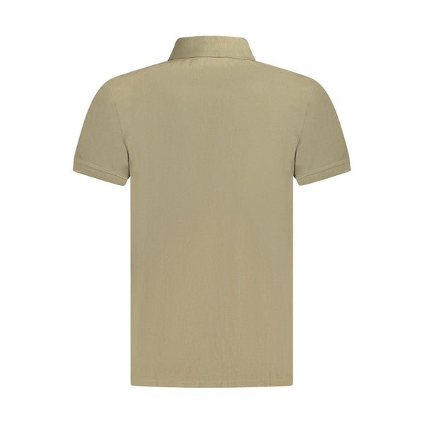 Brown Cotton Men Polo Shirt Timberland
