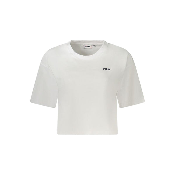 White Cotton Tops & T-Shirt Fila