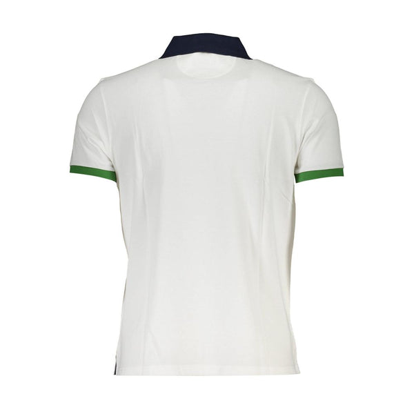 White Cotton Men Polo Shirt La Martina