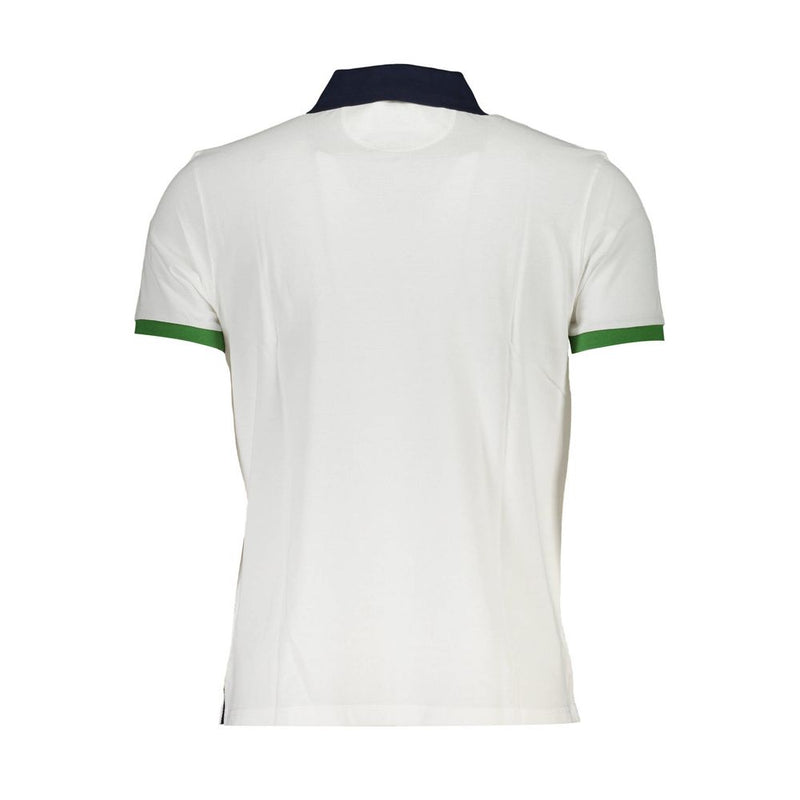 White Cotton Men Polo Shirt La Martina