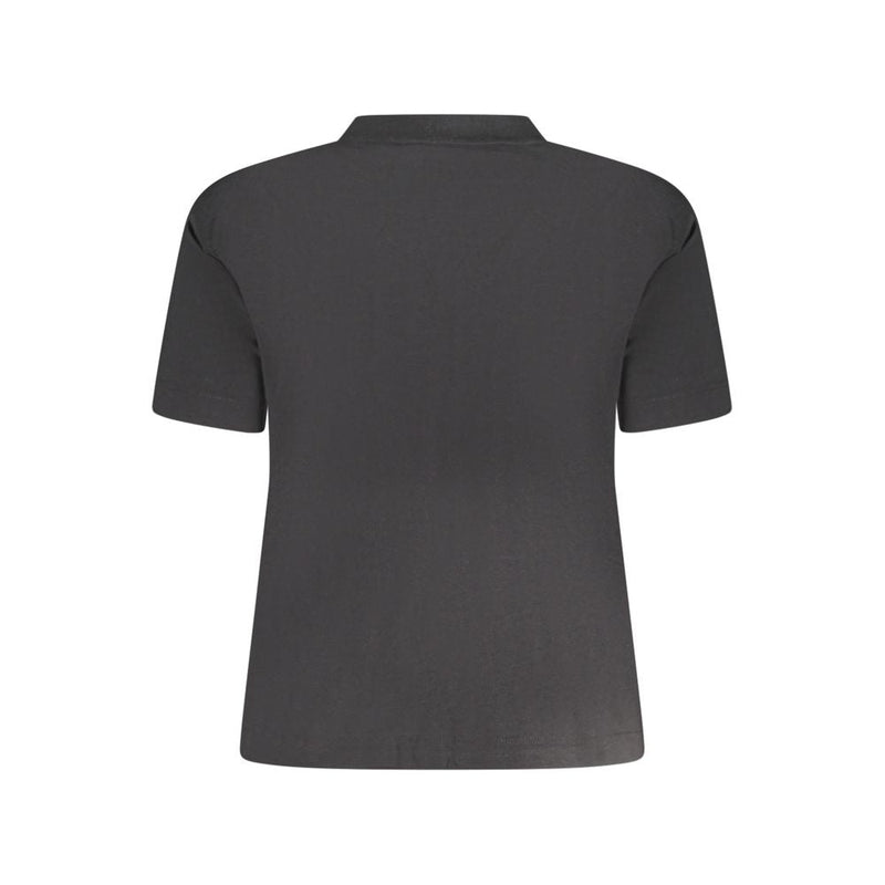Black Cotton Women T-Shirt Calvin Klein