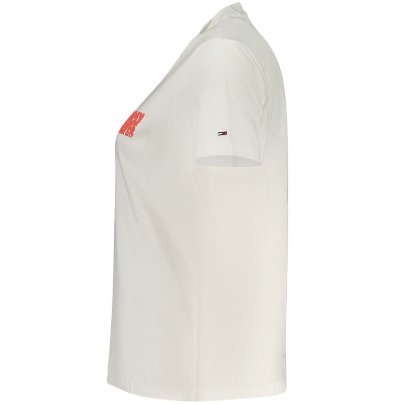 Beige Cotton Women Top Tommy Hilfiger