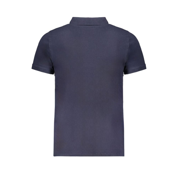 Blue Cotton Polo Shirt Norway 1963