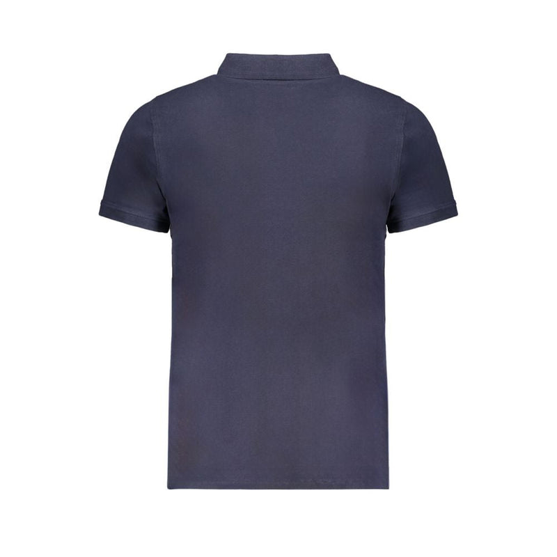 Blue Cotton Polo Shirt Norway 1963