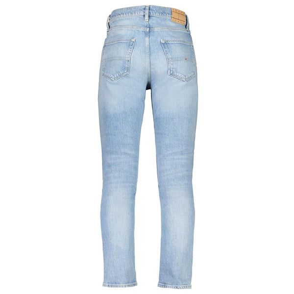 Light Blue Cotton Men's Jean Tommy Hilfiger